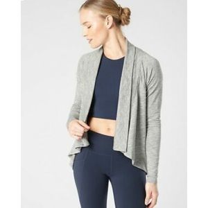 Athleta Nirvana Wear Two Ways Wrap - Heather Gray